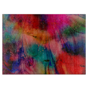 Planche À Découper Aquarelle Abstraite