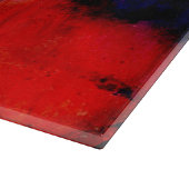 Planche À Découper Aquarelle Abstraite (Coin)