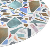 Planche À Découper Aquarelle Abstraite : arrière - plan blanc dessiné (Coin)