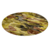 Planche À Découper Aquarelle Abstraite : Teinture de camouflage (Coin)