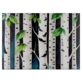 Planche À Découper Aquarelle Aspen Trees (Devant)