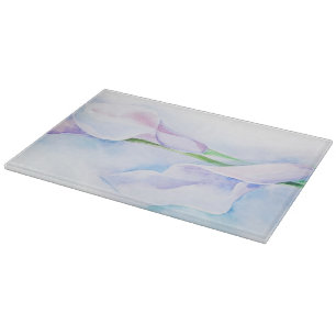 Planche À Découper aquarelle avec 3 callas