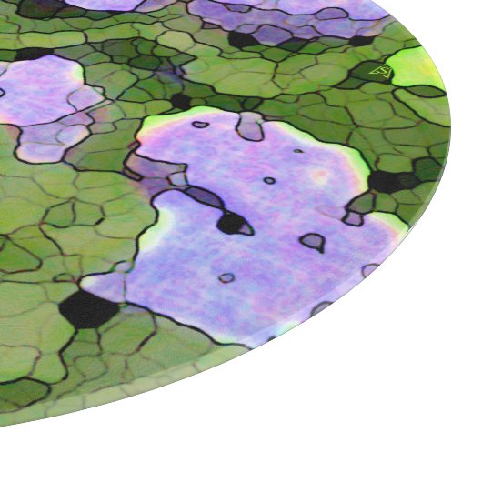 Planche À Découper Aquarelle Batik Hydrangeas Charcuterie (Coin)