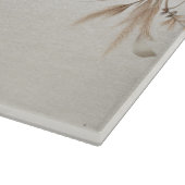 Planche À Découper Aquarelle bleu ivoire Fleurs coupantes (Coin)