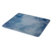 Planche À Découper Aquarelle bleue Texture (Coin)
