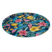 Planche À Découper Aquarelle botanique : fleurs, ornement feuille. (Coin)