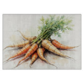 Planche À Découper Aquarelle Carotte Verre Découpe (Devant)