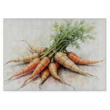 Aquarelle Carotte Verre Découpe