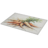 Planche À Découper Aquarelle Carotte Verre Découpe (Coin)