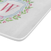 Planche À Découper Aquarelle Chinoiserie Ginger Jar Monogram Crest (Coin)