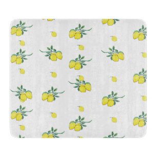 Planche À Découper Aquarelle Citron Citrus