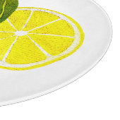 Planche À Découper Aquarelle Citron jaune (Coin)