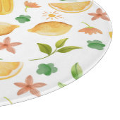 Planche À Découper Aquarelle Citrons & Popsicles (Coin)