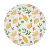 Planche À Découper Aquarelle Citrons & Popsicles (Devant)