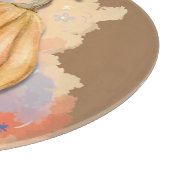 Planche À Découper Aquarelle Citrouille trio verre (Coin)