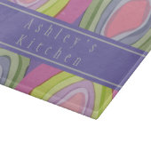 Planche À Découper Aquarelle colorée Customisée (Coin)