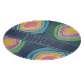 Planche À Découper Aquarelle colorée Customisée (Coin)