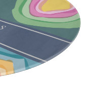 Planche À Découper Aquarelle colorée Customisée (Coin)