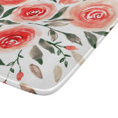 Planche À Découper Aquarelle couleur rose personnalisée Illustration  (Coin)