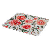 Planche À Découper Aquarelle couleur rose personnalisée Illustration  (Coin)