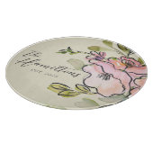 Planche À Découper Aquarelle de ferme Floral Custom Etabli (Coin)