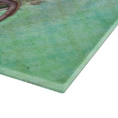 Planche À Découper Aquarelle de panier à citron (Coin)