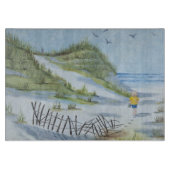 Planche À Découper Aquarelle de plage (Devant)