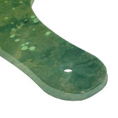 Planche À Découper Aquarelle de ton de bijoux vert (Coin)