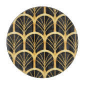 Planche À Découper Aquarelle d'impression or dessinée à la main (Devant)