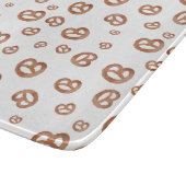 Planche À Découper Aquarelle douce salée Motif Pretzel (Coin)