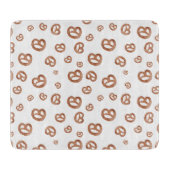 Planche À Découper Aquarelle douce salée Motif Pretzel (Devant)