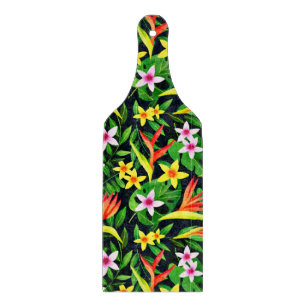Planche À Découper Aquarelle Fleurs Et Fruits Motif Floral-23768