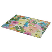 Planche À Découper Aquarelle Florale (Coin)