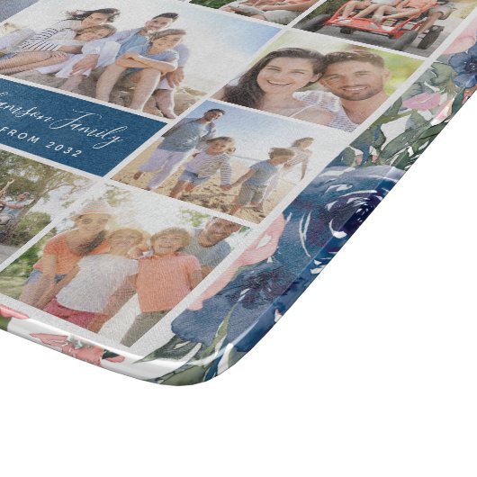 Planche À Découper Aquarelle Florale (Coin)