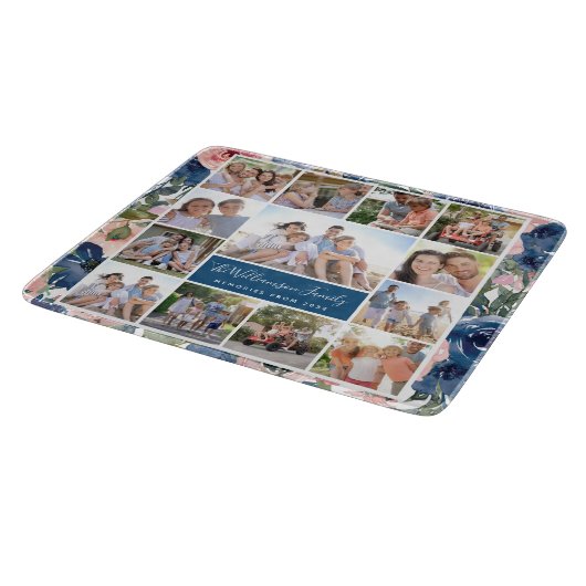 Planche À Découper Aquarelle Florale (Coin)