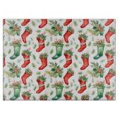 Planche À Découper Aquarelle Green et Red Bas (Devant)