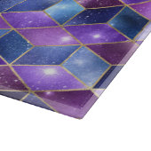 Planche À Découper Aquarelle Isométrique avec or et marbre Galaxy (Coin)