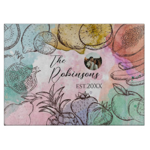 Planche À Découper Aquarelle modèle photo