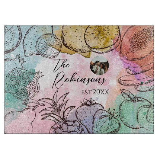 Planche À Découper Aquarelle modèle photo (Devant)