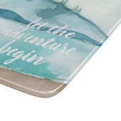 Planche À Découper Aquarelle moderne Nature Commençons l'aventure (Coin)