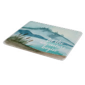 Planche À Découper Aquarelle moderne Nature Commençons l'aventure (Coin)