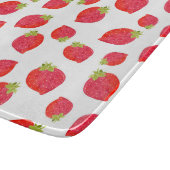 Planche À Découper Aquarelle Motif de fraise (Coin)