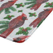 Planche À Découper aquarelle Oiseau cardinal rouge (Coin)