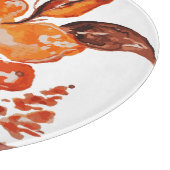 Planche À Découper Aquarelle orange miroir compact (Coin)