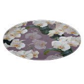 Planche À Découper Aquarelle orchidée lavande foncée. (Coin)