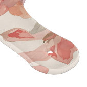 Planche À Découper Aquarelle Pastel Fleurs clair Orange (Coin)