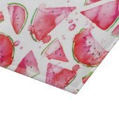 Planche À Découper Aquarelle pastèque 1 (Coin)