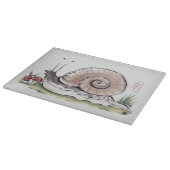 Planche À Découper Aquarelle peinture escargot Chinoiserie Art (Coin)