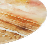 Planche À Découper Aquarelle Plage Design 1 (Coin)