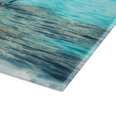 Planche À Découper Aquarelle Polynésie française Bora Bora Serenity | (Coin)